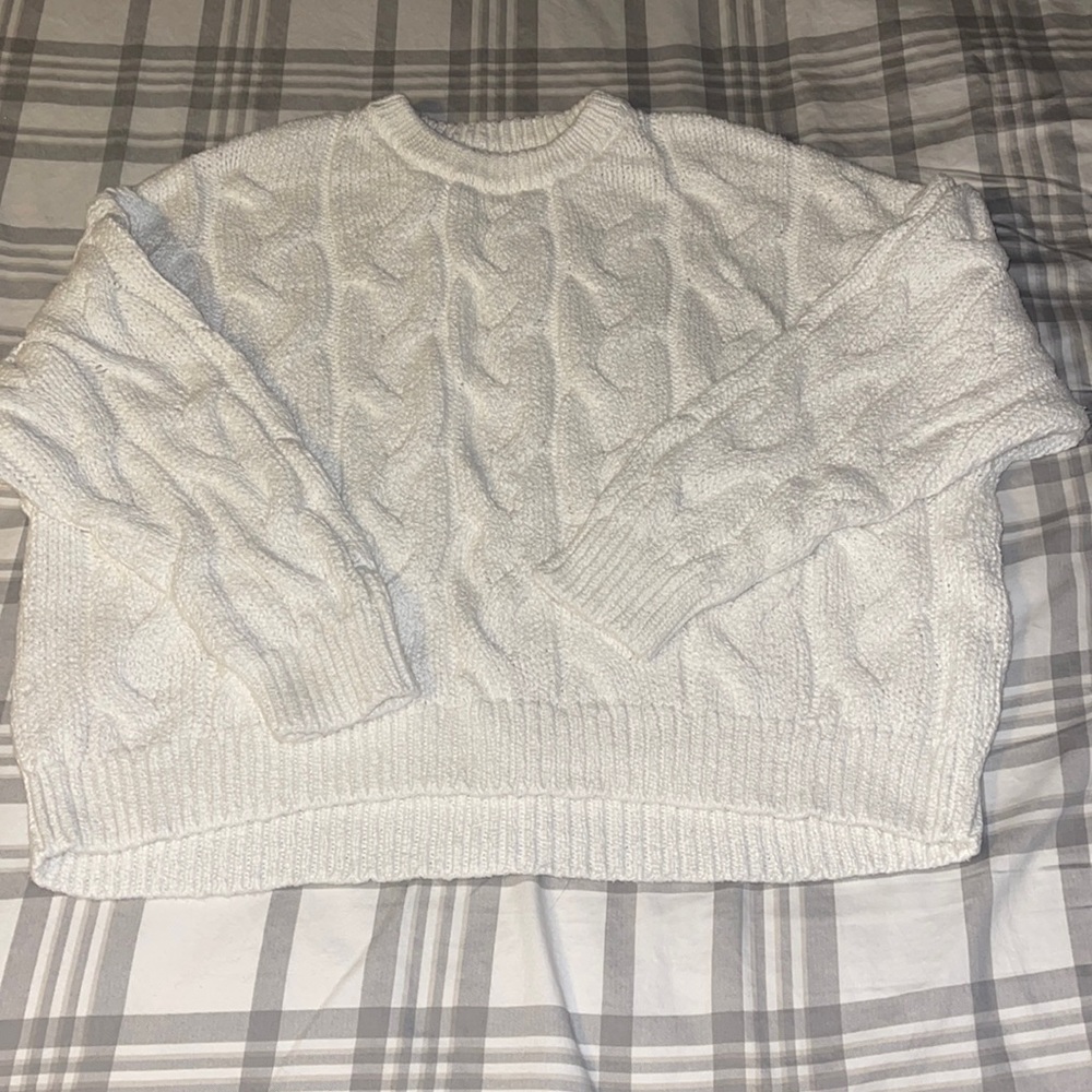 Amazing soft cable knit sweater.